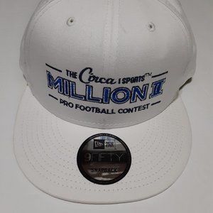 NWOT New Era 9Fifty Snapback Hat/Cap Million II Pro Football Contest